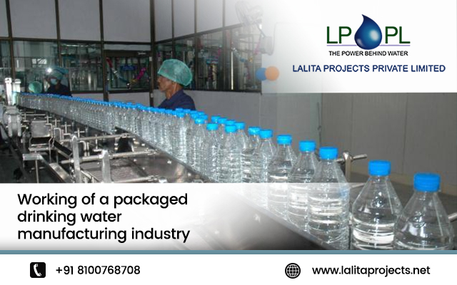 Working of a packaged drinking water manufacturing industry